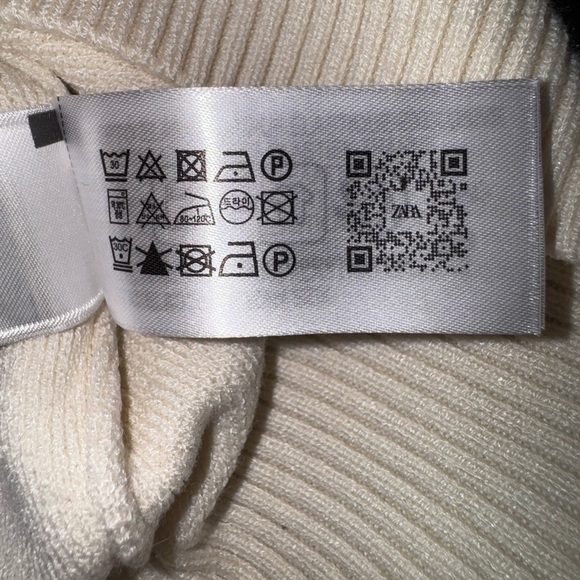 ZARA SOFT TEXTURED KNIT MENS SWEATER. Oyster white. Size medium. NWOT - Picture 10 of 15